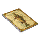 Gele baars op kaart notitieboek (Rechterzijde)