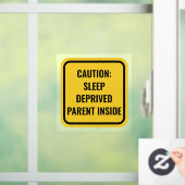 Gele Baby aan boord Alternative Car Window Decal (Huis)