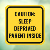 Gele Baby aan boord Alternative Car Window Decal (Vel 3)