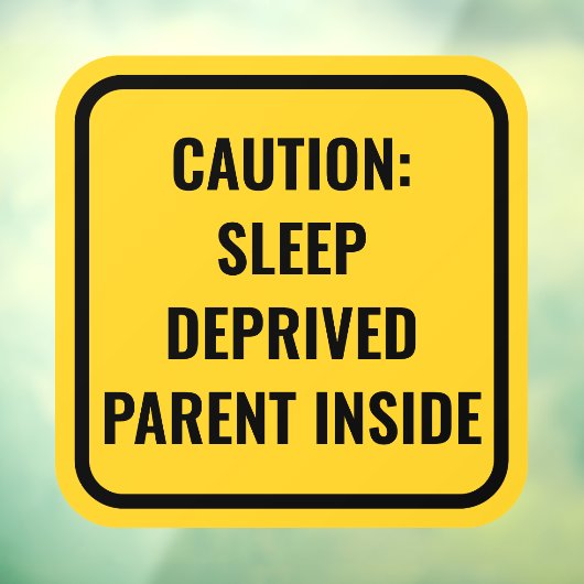 Gele Baby aan boord Alternative Car Window Decal (Vel 3)