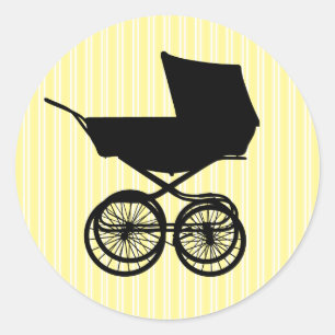Gele Baby Buggy Sticker