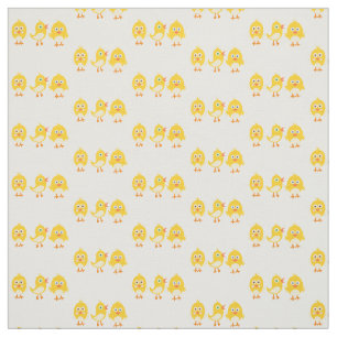 Gele Baby Chicks Cotton (56-inch breedte) Fabric Stof