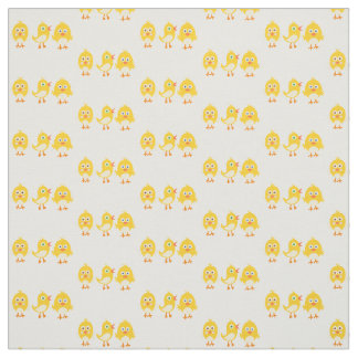 Gele Baby Chicks Cotton (56-inch breedte) Fabric Stof