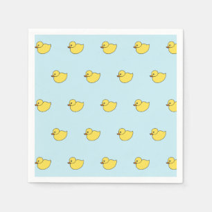 Gele Baby Ducks Duckies Douche Party servetten