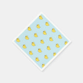 Gele Baby Ducks Duckies Douche Party servetten (Hoek)