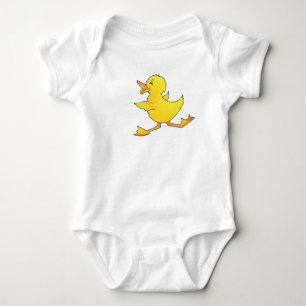 Gele baby eenpige kinder bovenkant romper