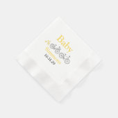 Gele Baby Fiets Servet (Hoek)