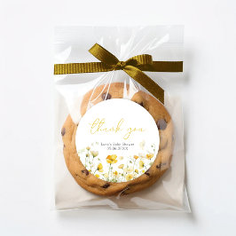 Gele Baby in bloei bloemendouche gunst Sticker