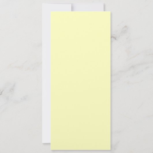 Gele Baby shower moeder en Baby olifant uitnodigen Kaart (Achterkant)