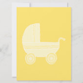 Gele Baby Stroller. Kaart (Achterkant)