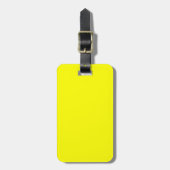 Gele Bagage Label (Voorkant verticaal)