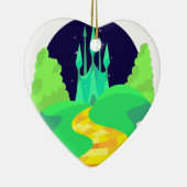 gele baksteen keramisch ornament (Rechts)