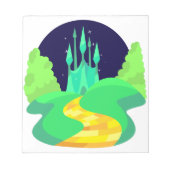 gele baksteen notitieblok (Voorkant)