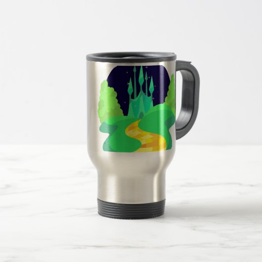 gele baksteen reisbeker (Voorkant rechts)