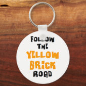 gele baksteen sleutelhanger (Voorkant)