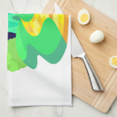 gele baksteen theedoek (Quarter Fold)