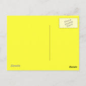 gele baksteen weg 3 briefkaart (Achterkant)