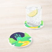 gele baksteen zandsteen onderzetter (Zijkant)