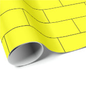 Gele Bakstenen Patroon Inpakpapier (Rol Hoek)