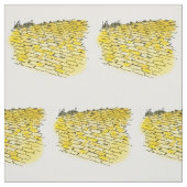 Gele Bakstenenweg Stof (Swatch)