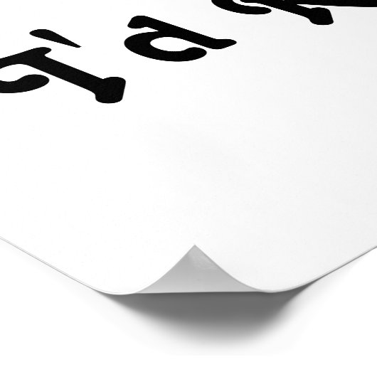 Gele bal van geel en gehaakte haken poster (Hoek)