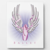 Gele ballet (dans) plaquette fotoplaat (Voorkant)