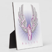 Gele ballet (dans) plaquette fotoplaat (Zijkant)