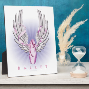 Gele ballet (dans) plaquette fotoplaat