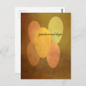 Gele ballonnen Noorse Happy Birthday Briefkaart (Voorkant / Achterkant)