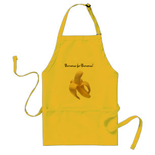 Gele banaan Apron Standaard Schort