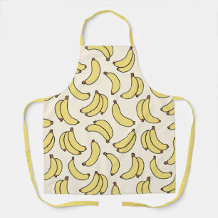 Gele Banaan Cabana Retro Tropische Keuken Schort