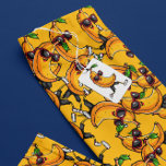 Gele Banaan Grappige pixel art Leggings<br><div class="desc">Grappige banaan met zonnebril en vrolijk gezicht. pixel abstracte kunst. Dit grappige ontwerp is geweldig voor vrouwen,  voor een zomeroutfit.</div>