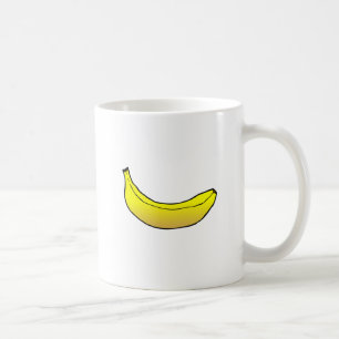 Gele banaan koffiemok