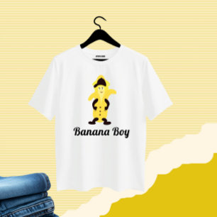 Gele banaan t-shirt