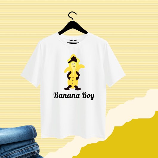 Gele banaan t-shirt