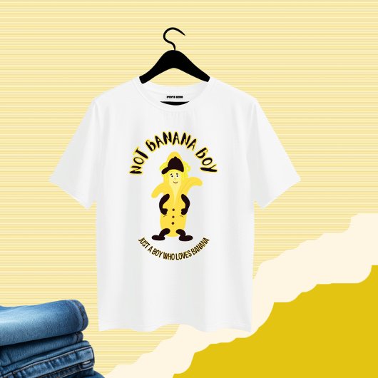Gele banaan t-shirt