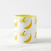Gele banaan tweekleurige koffiemok (Center)