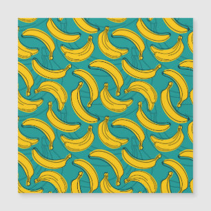 Gele banaan: zwarte omtrek