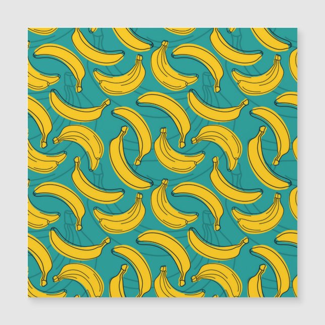 Gele banaan: zwarte omtrek  (Voorkant)