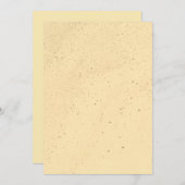 Gele banaanzand kaart (Voorkant / Achterkant)