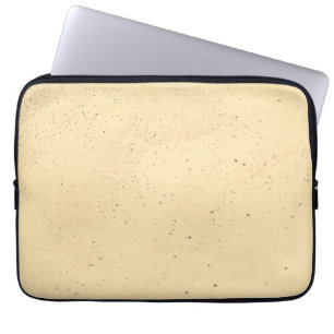 Gele banaanzand laptop sleeve