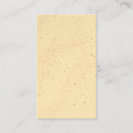 Gele banaanzand visitekaartje