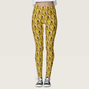 Gele bananas Pattern Funny Leggings