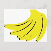 gele bananen briefkaart (Voorkant)