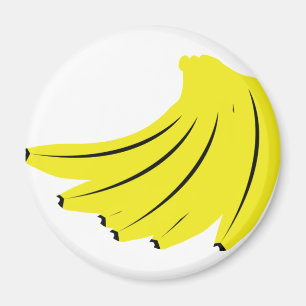 gele bananen magneet