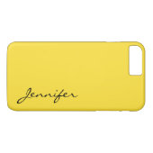 Gele bananenachtergrond Case-Mate iPhone case (Achterkant (Horizontaal))