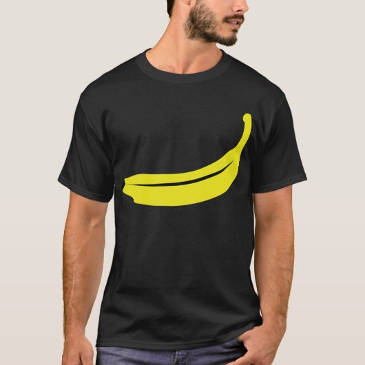 gele bananenvrucht t-shirt (Voorkant)