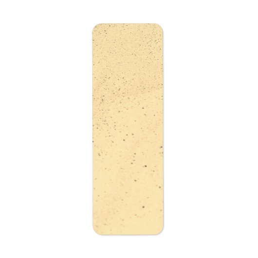 Gele Bananenzand Etiket (Voorkant)