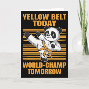 Gele Band Vandaag Wereldkampioen Morgen Panda Kara Kaart