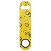 Gele Bandana Custom Adventure Bottle-opener Speed Flessenopener (Voorkant)